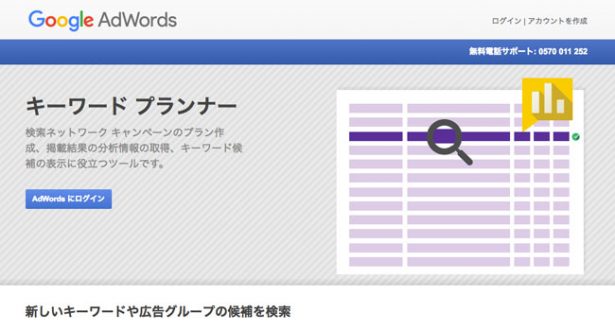 Google-AdWords-キーワードプランナー